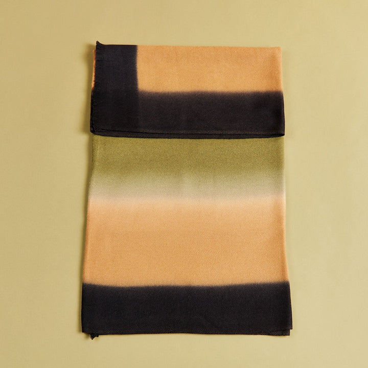 Olyv Green Hand Spun Merino Handloom Throw