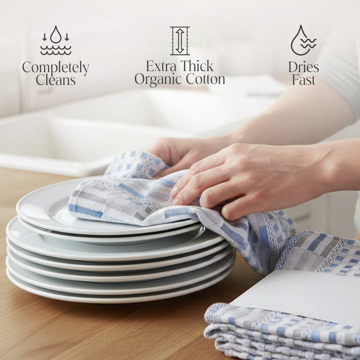 100% Organic Cotton Kitchen Towels