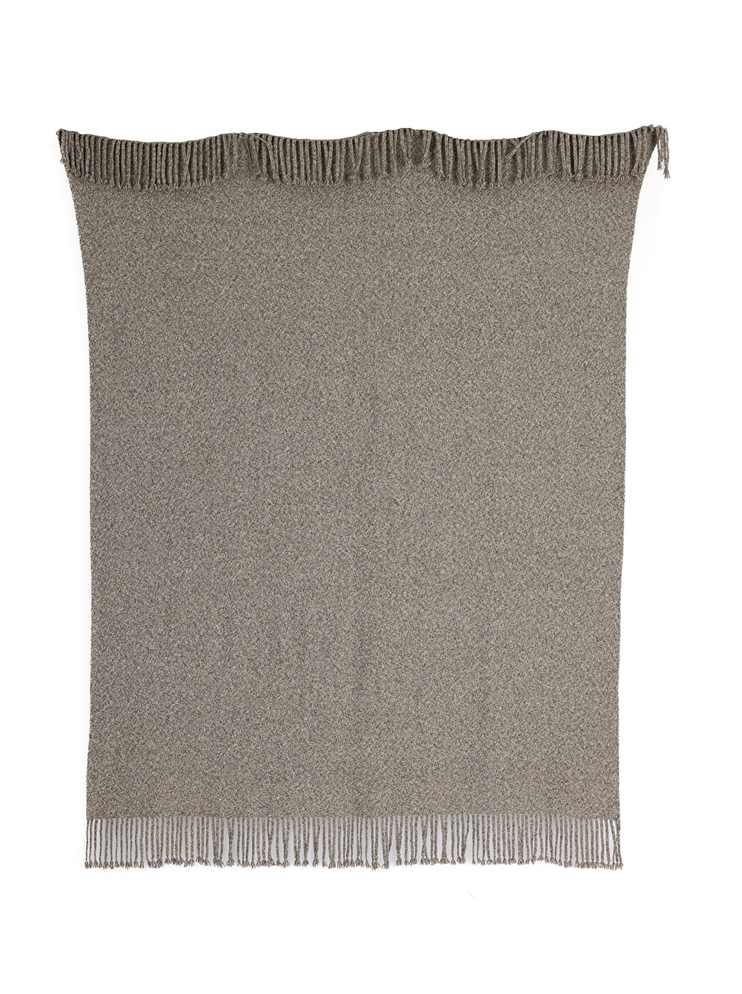 Kulsi Collection - Pima Cotton &amp; Undyed Baby Alpaca - Graphite Throw