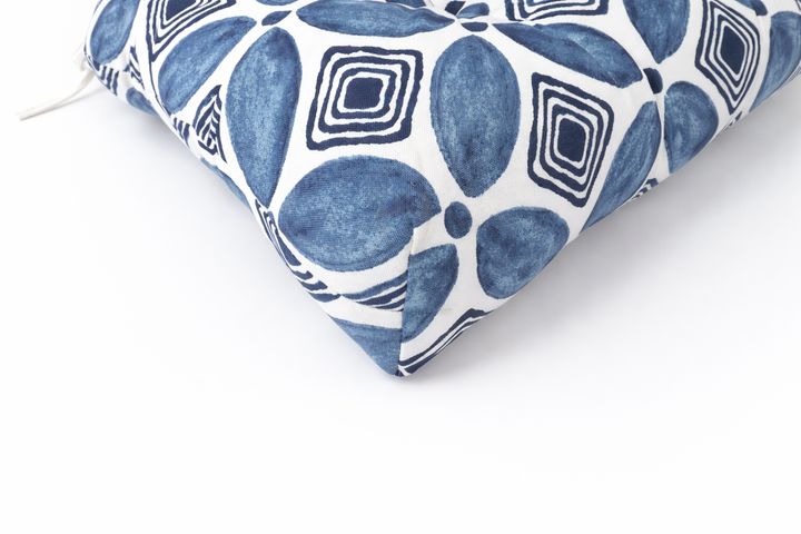Outdoor Chair Cushions Set of 2 - Waterproof Tufted Seat Pads