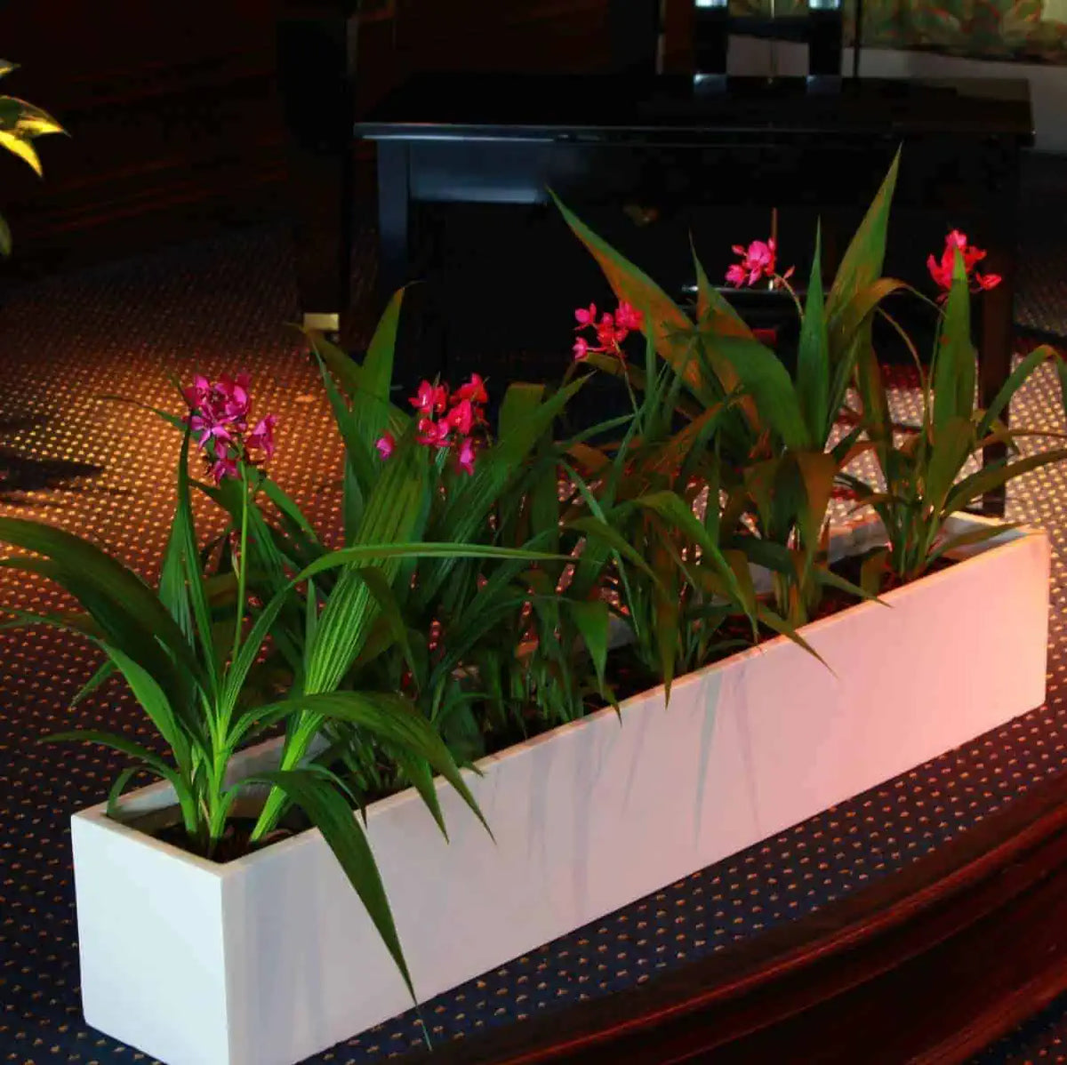 Jay Scotts Wheeling Narrow Rectangular Planter