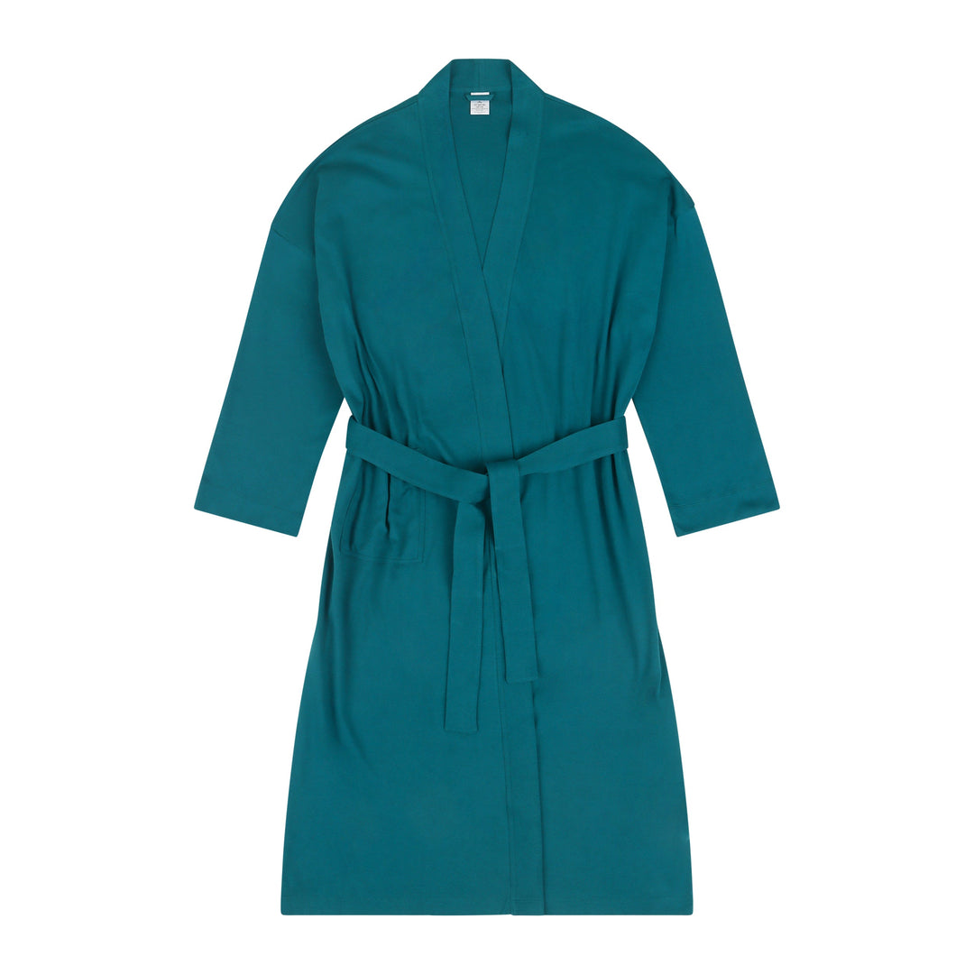 Organic Cotton Knitted Kimono Robe
