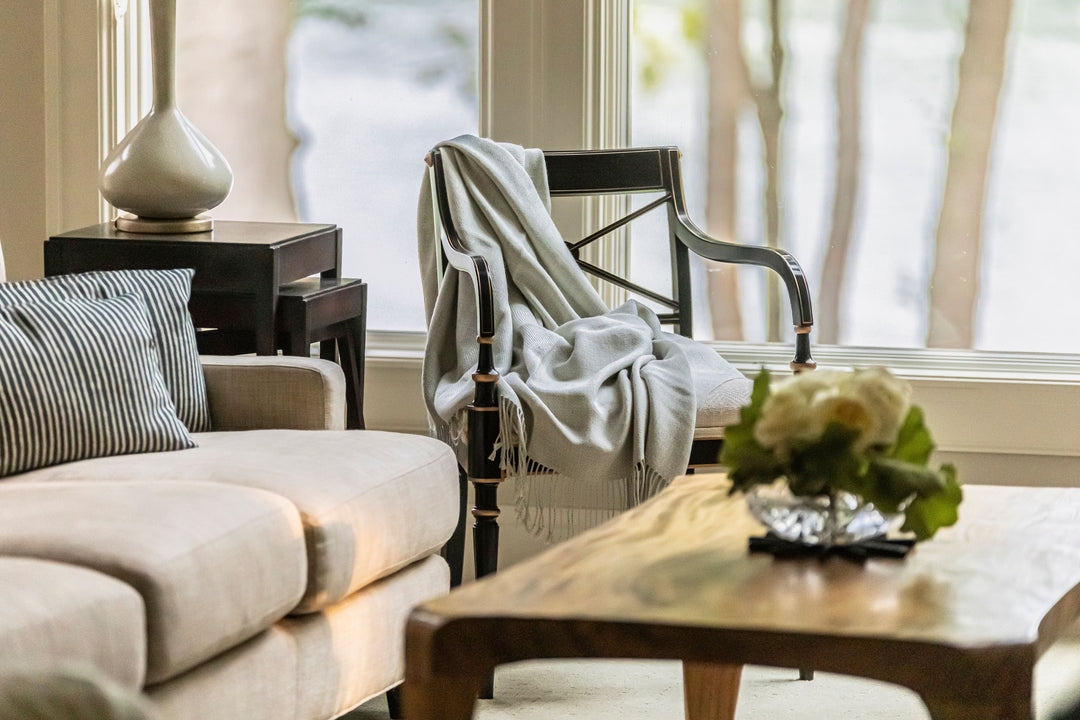 Wasi Collection - Undyed Graphite Baby Alpaca Throw