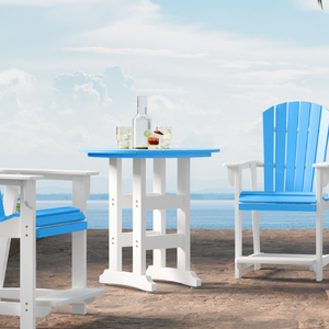 SoPoly 36" Round Counter Table