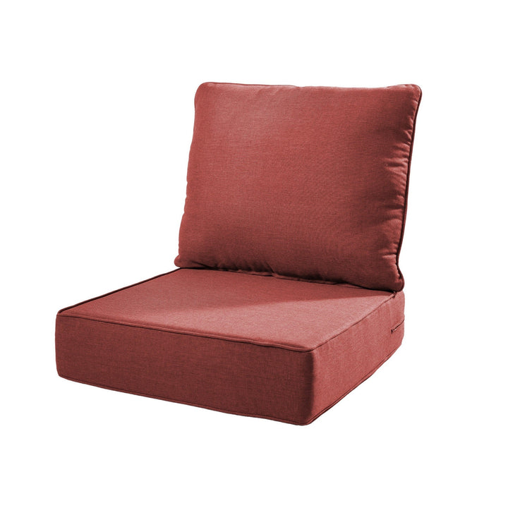 6" Thick Outdoor Chair Cushion - Waterproof &amp; Comfortable