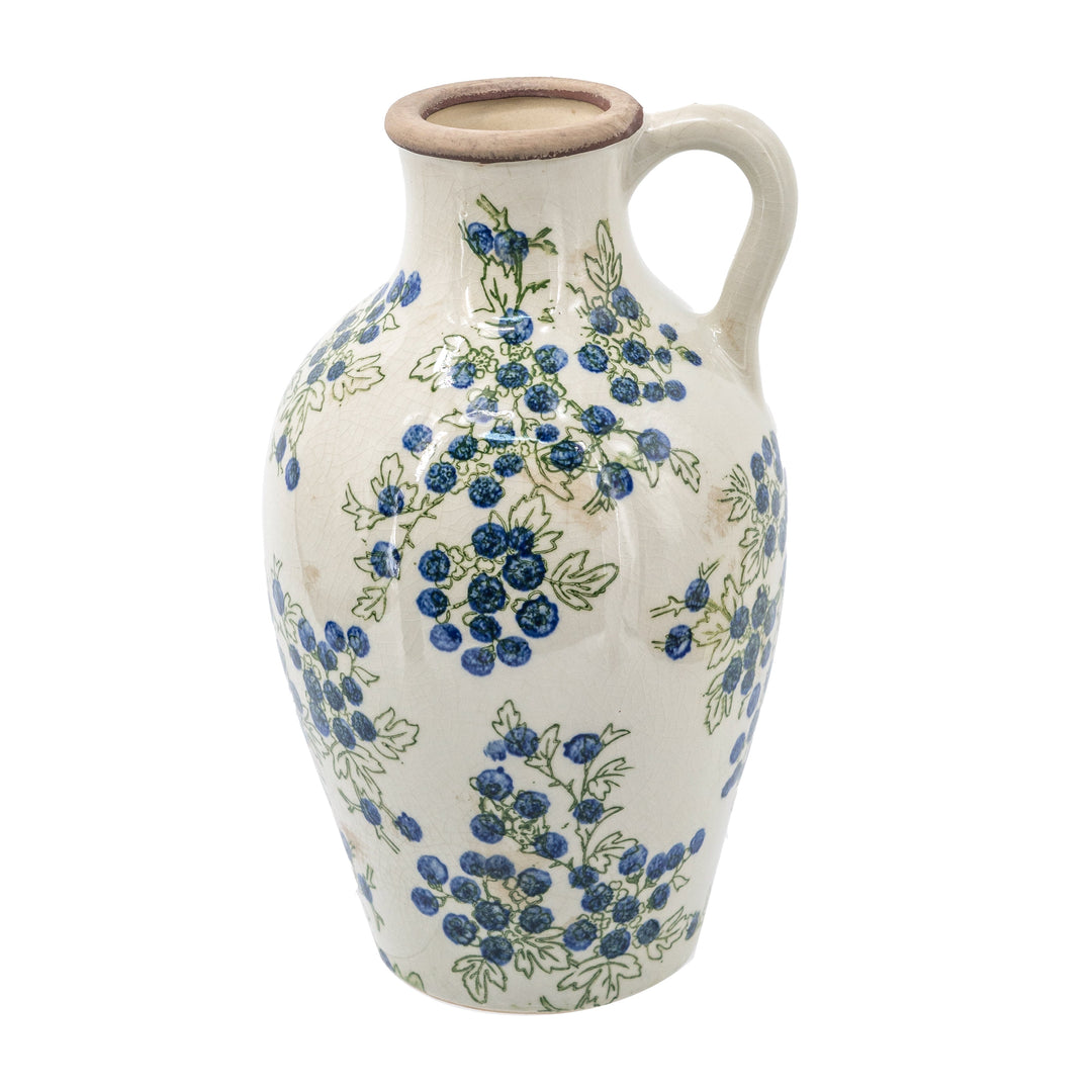 Vintage European Pottery-Inspired Vase