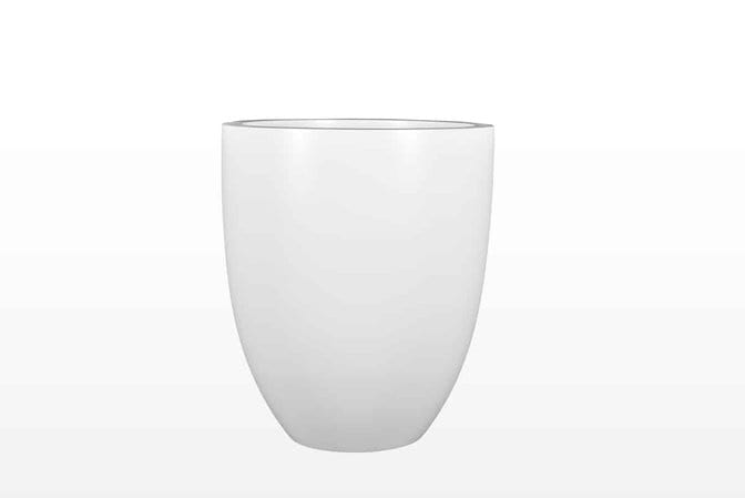 Jay Scotts Valencia Tapered Round Fiberglass Planter 15" Dia x 18" Tall