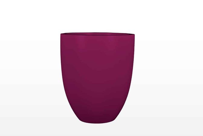 Jay Scotts Valencia Tapered Round Fiberglass Planter 15" Dia x 18" Tall