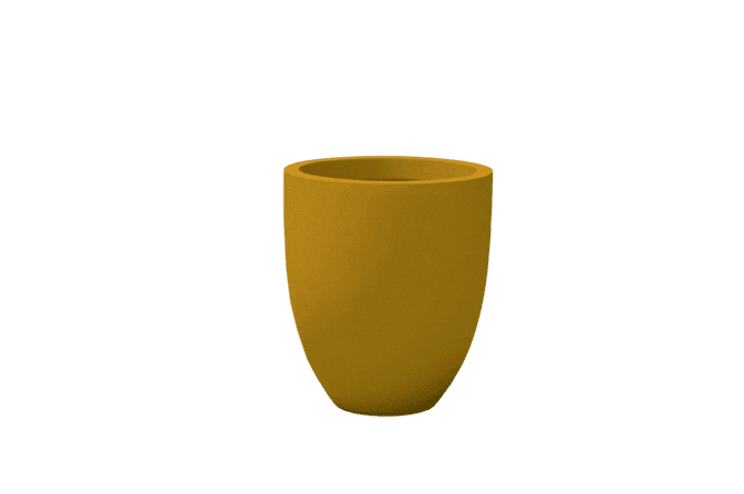 Jay Scotts Valencia Tapered Round Fiberglass Planter 20" Dia x 23" Tall