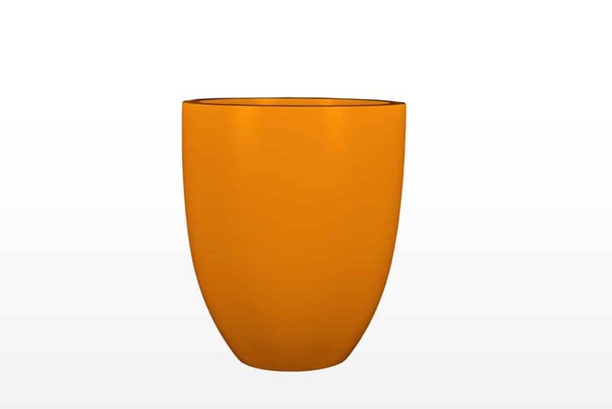 Jay Scotts Valencia Tapered Round Fiberglass Planter 20" Dia x 23" Tall