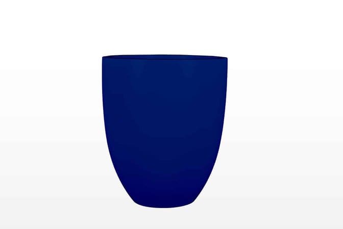 Jay Scotts Valencia Tapered Round Fiberglass Planter 15" Dia x 18" Tall