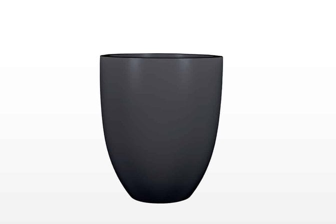 Jay Scotts Valencia Tapered Round Fiberglass Planter 15" Dia x 18" Tall