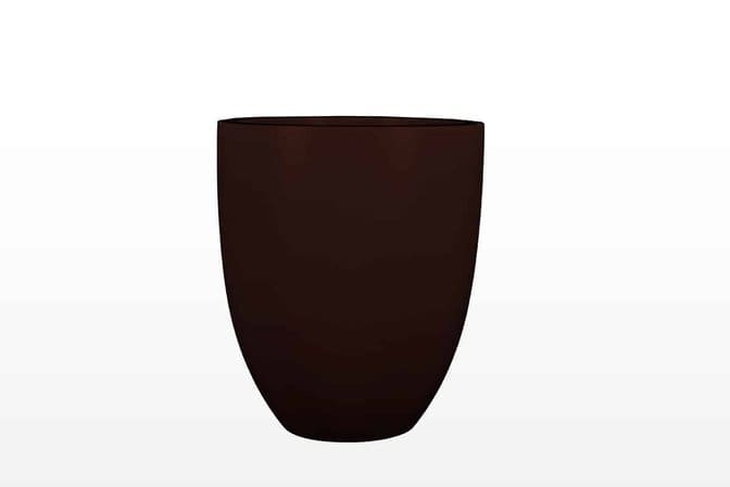 Jay Scotts Valencia Tapered Round Fiberglass Planter 15" Dia x 18" Tall