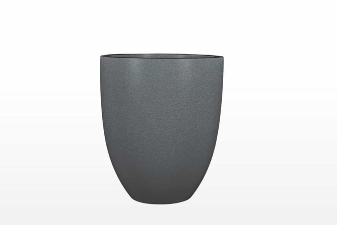 Jay Scotts Valencia Tapered Round Fiberglass Planter 15" Dia x 18" Tall