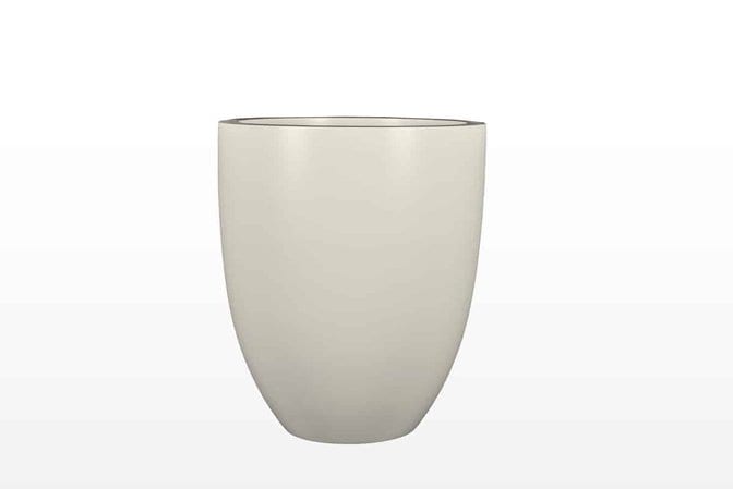 Jay Scotts Valencia Tapered Round Fiberglass Planter 20" Dia x 23" Tall