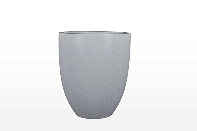 Jay Scotts Valencia Tapered Round Fiberglass Planter 20" Dia x 23" Tall