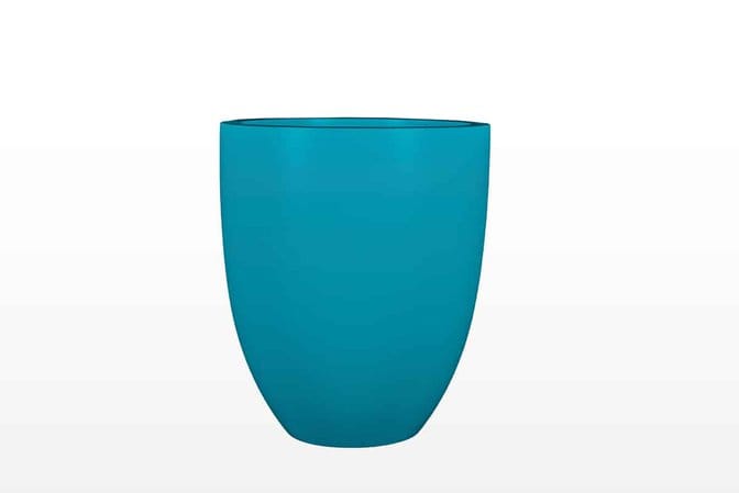 Jay Scotts Valencia Tapered Round Fiberglass Planter 20" Dia x 23" Tall