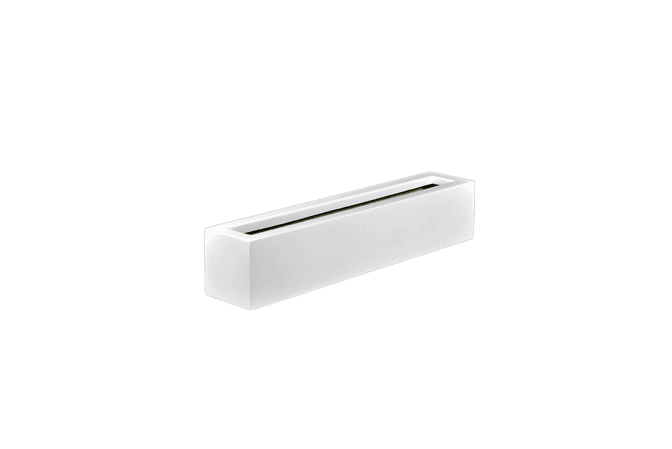 Salon Rectangle Fiberglass Planter- 36" L x 8" W x 8" H