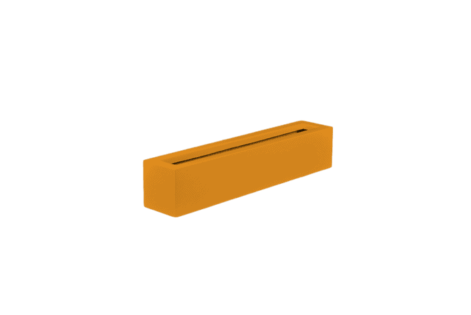 Jay Scotts Salon Rectangle Fiberglass Planter- 42" L x 8" W x 8" H