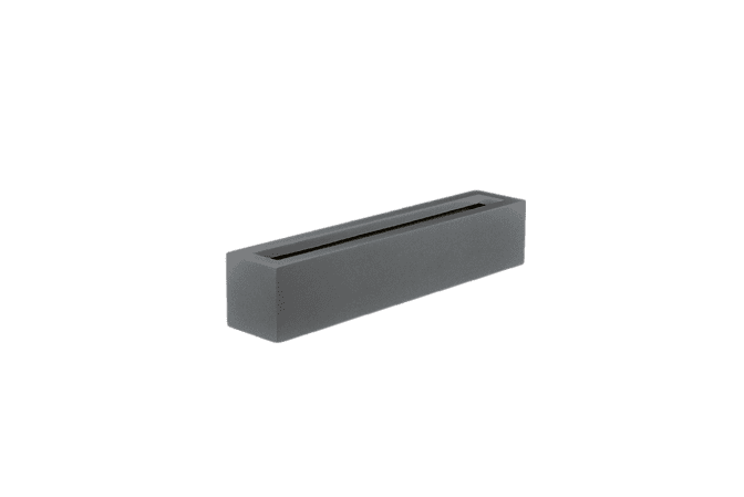 Salon Rectangle Fiberglass Planter- 36" L x 8" W x 8" H