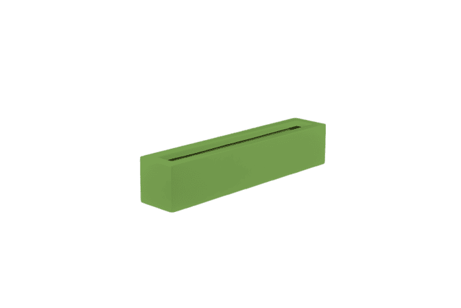 Jay Scotts Salon Rectangle Fiberglass Planter- 42" L x 8" W x 8" H