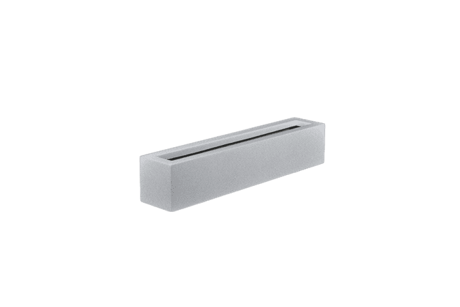 Salon Rectangle Fiberglass Planter- 36" L x 8" W x 8" H