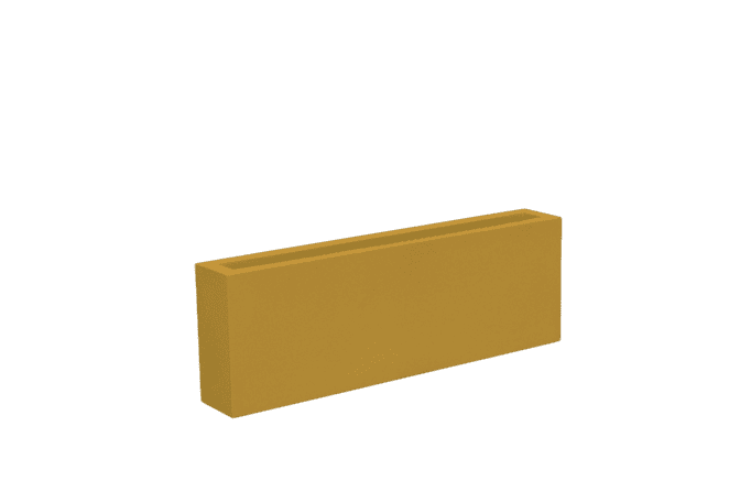 Jay Scotts Camoux Narrow Fiberglass Planter Box - 36" L x 8" W x 18" H