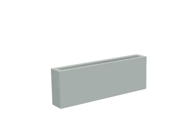 Jay Scotts Camoux Narrow Fiberglass Planter Box - 36" L x 8" W x 18" H