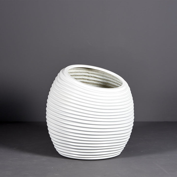 Spiral Modern Globe Planter