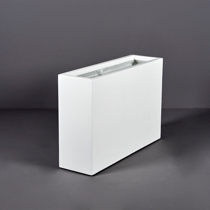 Jay Scotts Milano Long Rectangle Fiberglass Planter 36" L x 10" W x 24" H