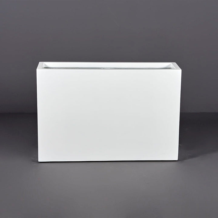 Jay Scotts Milano Long Rectangle Fiberglass Planter 36" L x 10" W x 24" H