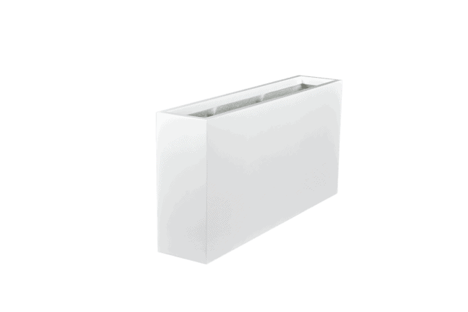 Jay Scotts Milano Long Rectangle Fiberglass Planter 24" L x 10" W x 24" H