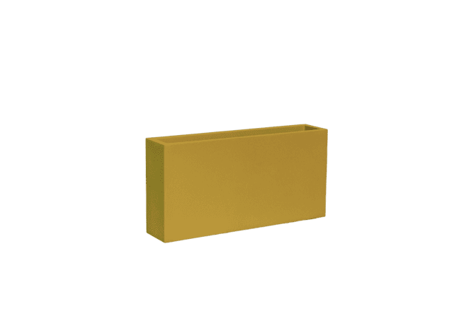 Jay Scotts Milano Long Rectangle Fiberglass Planter 24" L x 10" W x 24" H