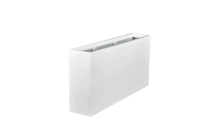 Jay Scotts Milano Long Rectangle Fiberglass Planter 24" L x 10" W x 24" H