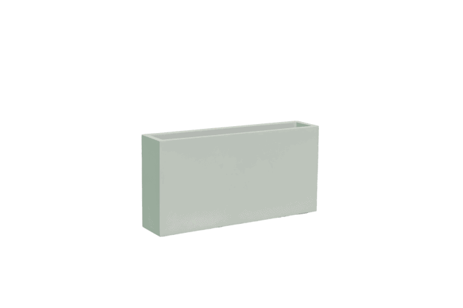 Jay Scotts Milano Long Rectangle Fiberglass Planter 36" L x 10" W x 24" H