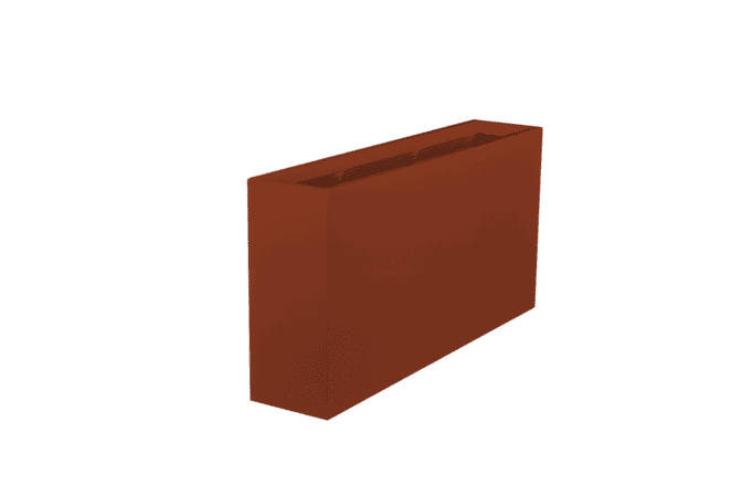 Jay Scotts Milano Long Rectangle Fiberglass Planter 24" L x 10" W x 24" H