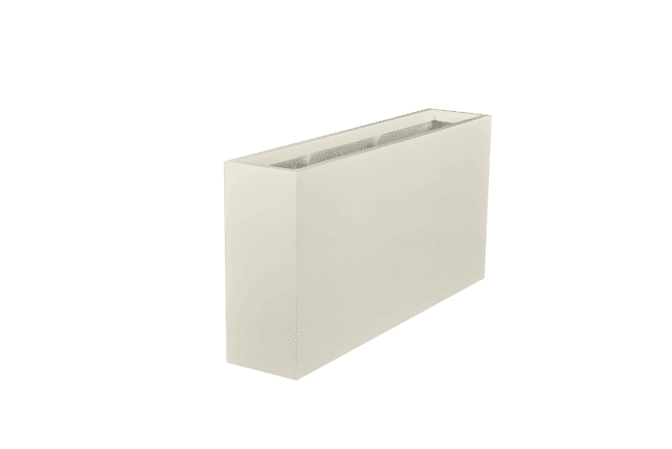 Jay Scotts Milano Long Rectangle Fiberglass Planter 24" L x 10" W x 24" H