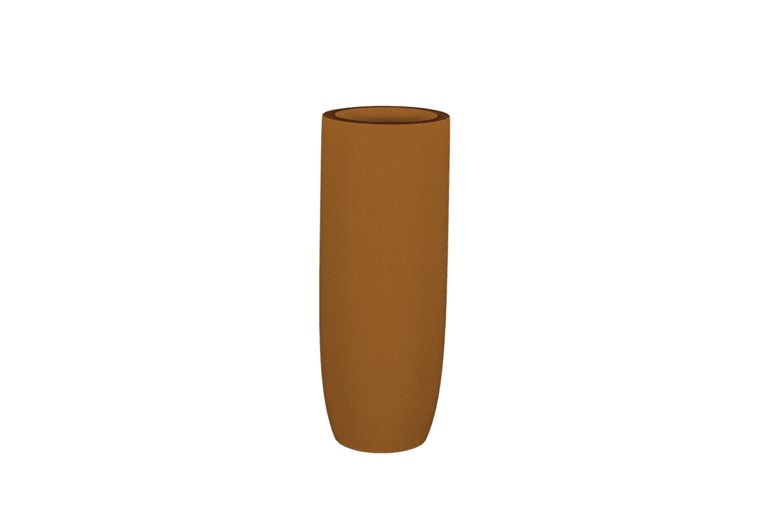 Jay Scotts Saint Tropez Tall Round Fiberglass Planter 12" Dia x 32" Tall