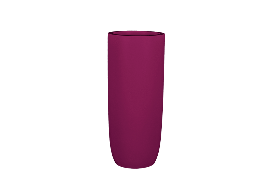 Jay Scotts Saint Tropez Tall Round Fiberglass Planter 16" Dia x 38" Tall