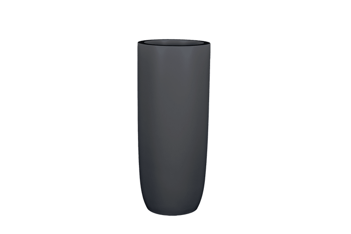 Jay Scotts Saint Tropez Tall Round Fiberglass Planter 16" Dia x 38" Tall