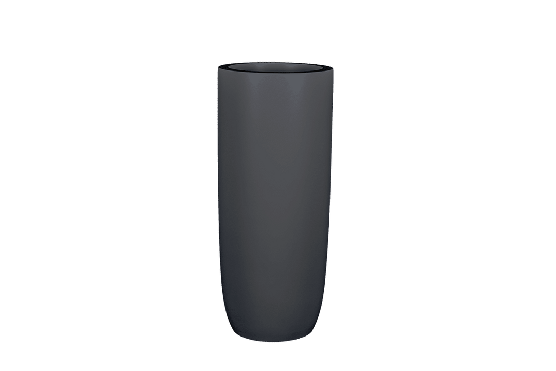 Jay Scotts Saint Tropez Tall Round Fiberglass Planter 20" Dia x 43" Tall