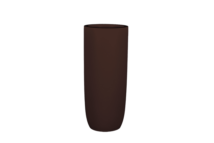 Jay Scotts Saint Tropez Tall Round Fiberglass Planter 16" Dia x 38" Tall