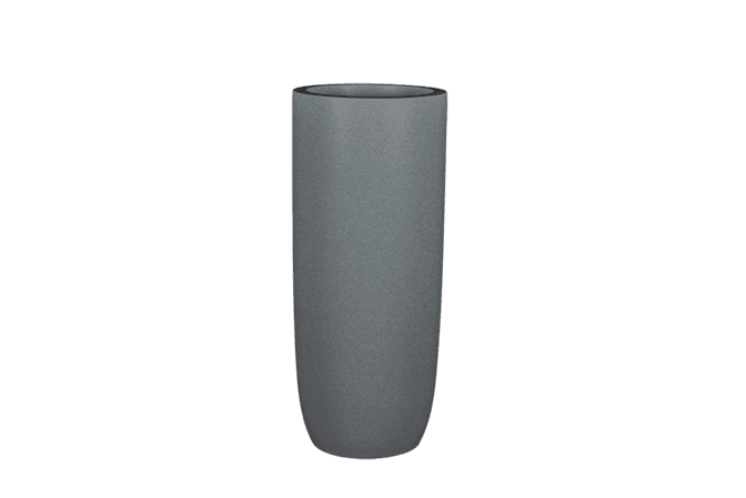 Jay Scotts Saint Tropez Tall Round Fiberglass Planter 16" Dia x 38" Tall
