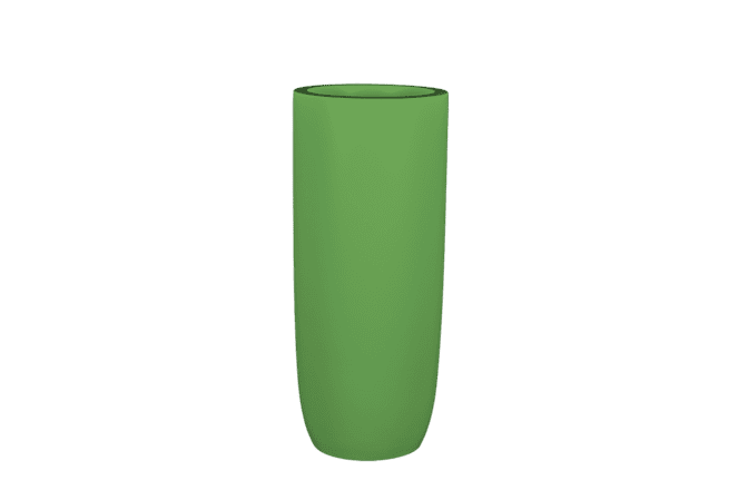 Jay Scotts Saint Tropez Tall Round Fiberglass Planter 16" Dia x 38" Tall
