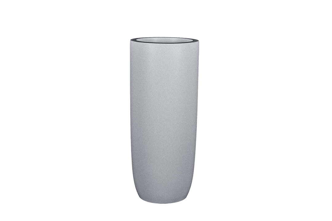 Jay Scotts Saint Tropez Tall Round Fiberglass Planter 16" Dia x 38" Tall
