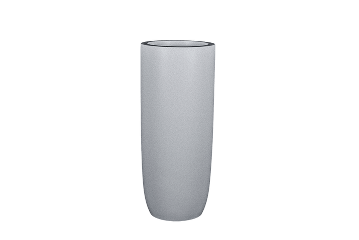 Jay Scotts Saint Tropez Tall Round Fiberglass Planter 16" Dia x 38" Tall