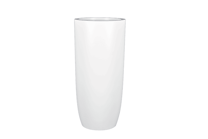 Jay Scotts Saint Tropez Tall Round Fiberglass Planter 20" Dia x 43" Tall
