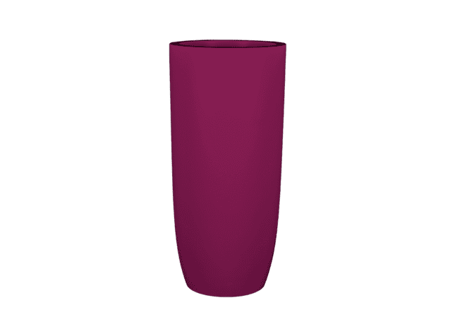 Jay Scotts Saint Tropez Tall Round Fiberglass Planter 20" Dia x 43" Tall