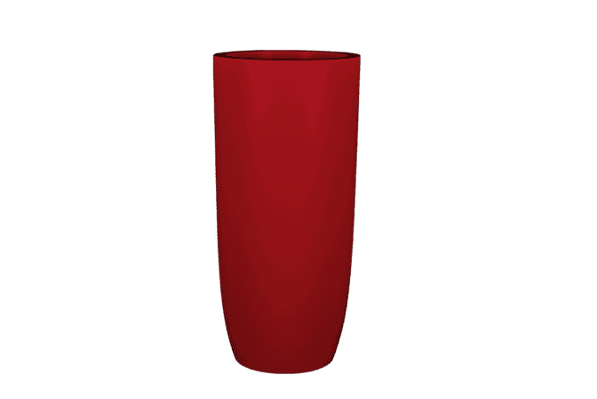 Jay Scotts Saint Tropez Tall Round Fiberglass Planter 20" Dia x 43" Tall