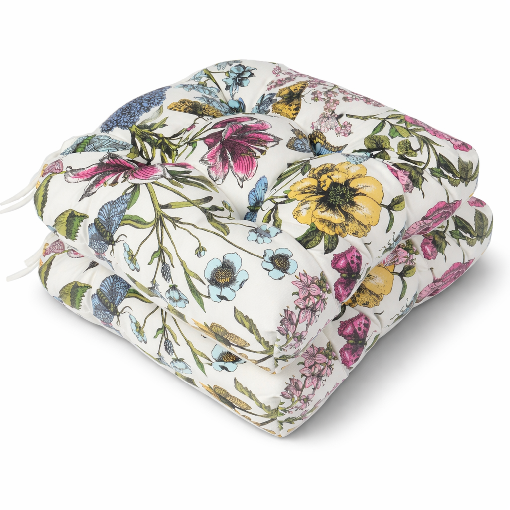 Outdoor Chair Cushions Set of 2 - Waterproof &amp; Stylish